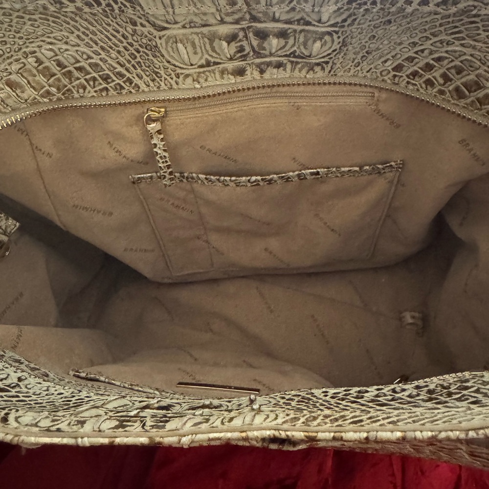 Brahmin Bailee Crocodile Embossed Tote - Picture 5 of 9